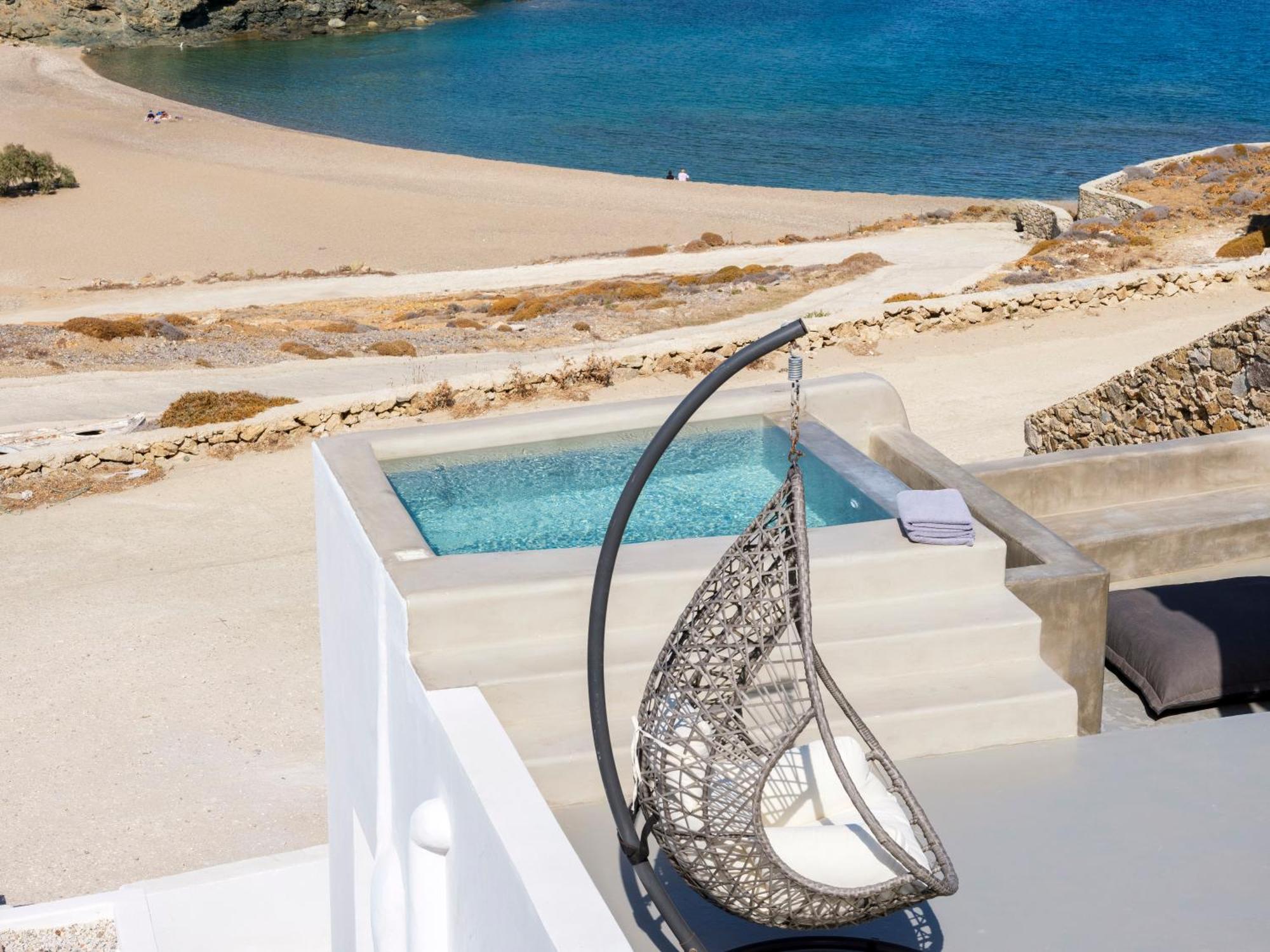 Sea Rock & Sky Private Mykonos Residence Merchia Beach Zewnętrze zdjęcie