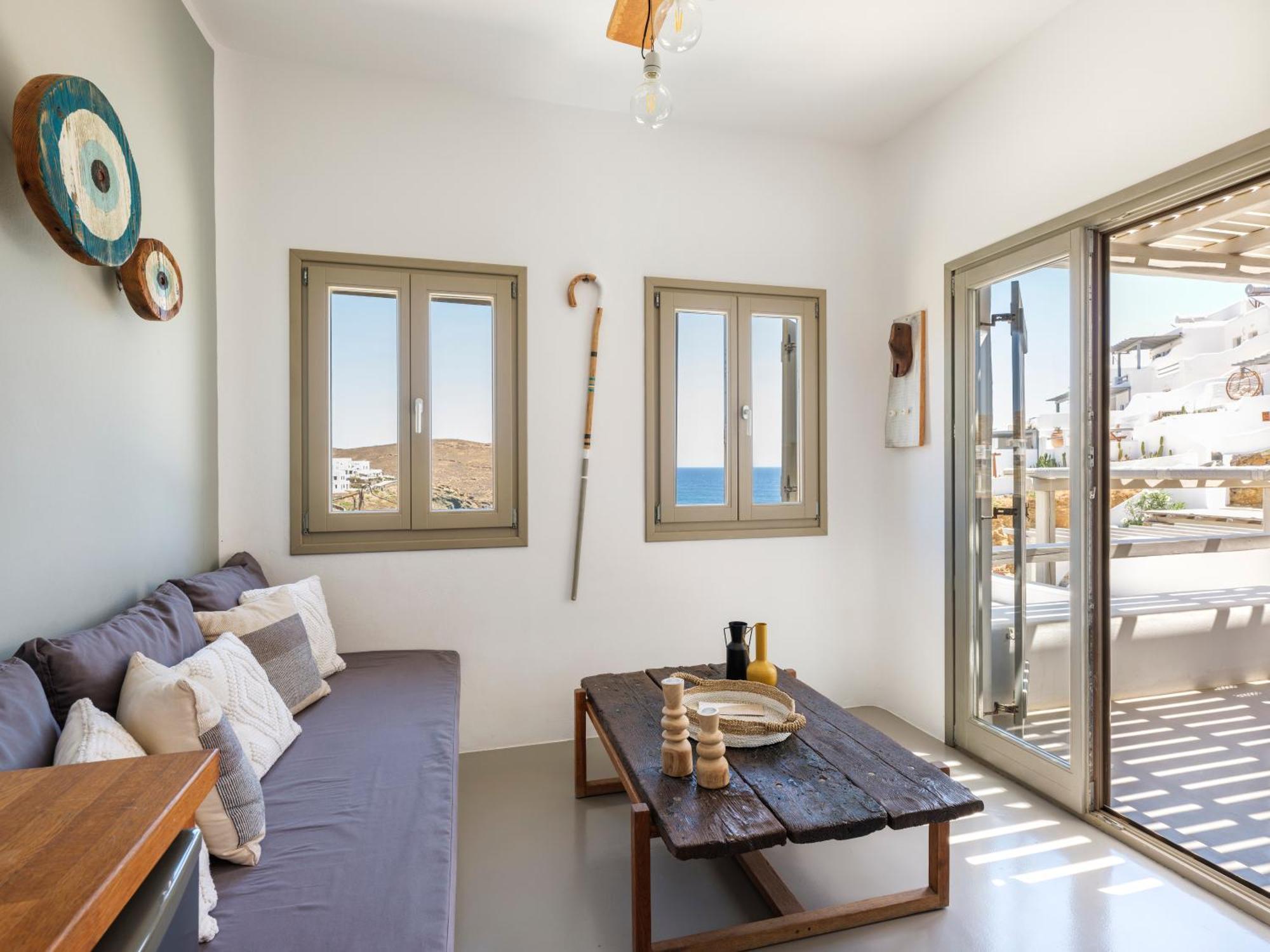 Sea Rock & Sky Private Mykonos Residence Merchia Beach Zewnętrze zdjęcie