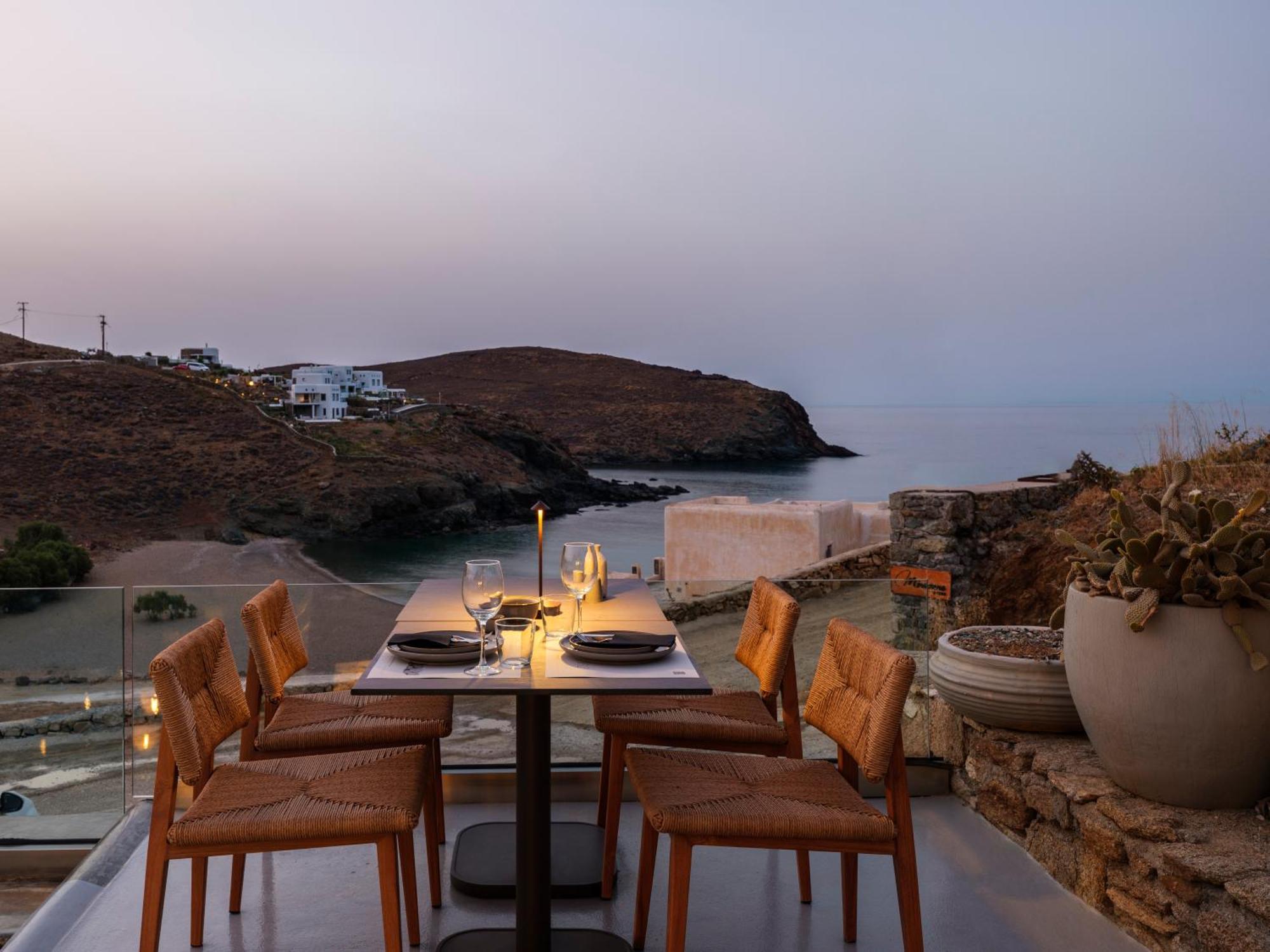 Sea Rock & Sky Private Mykonos Residence Merchia Beach Zewnętrze zdjęcie