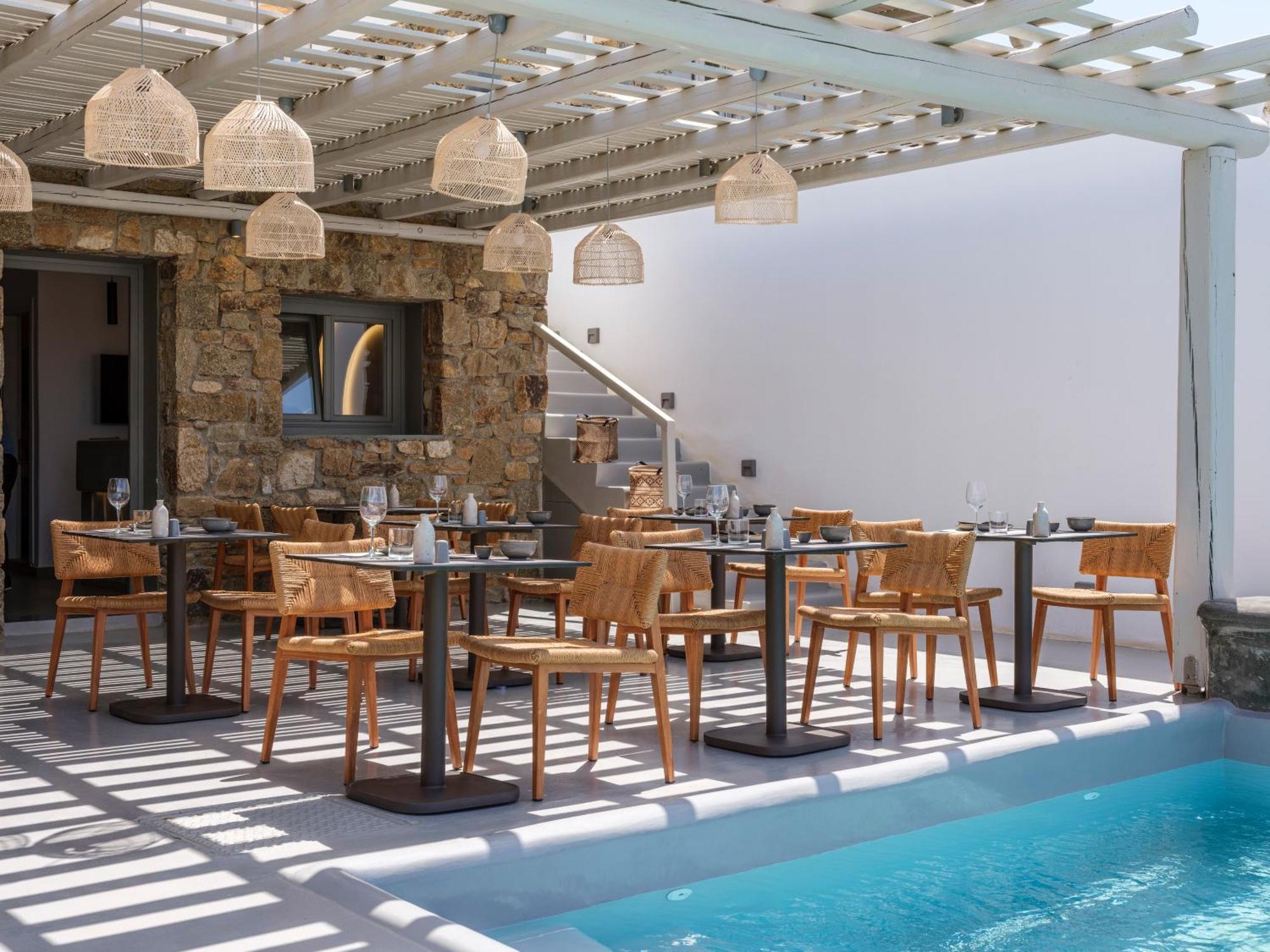 Sea Rock & Sky Private Mykonos Residence Merchia Beach Zewnętrze zdjęcie