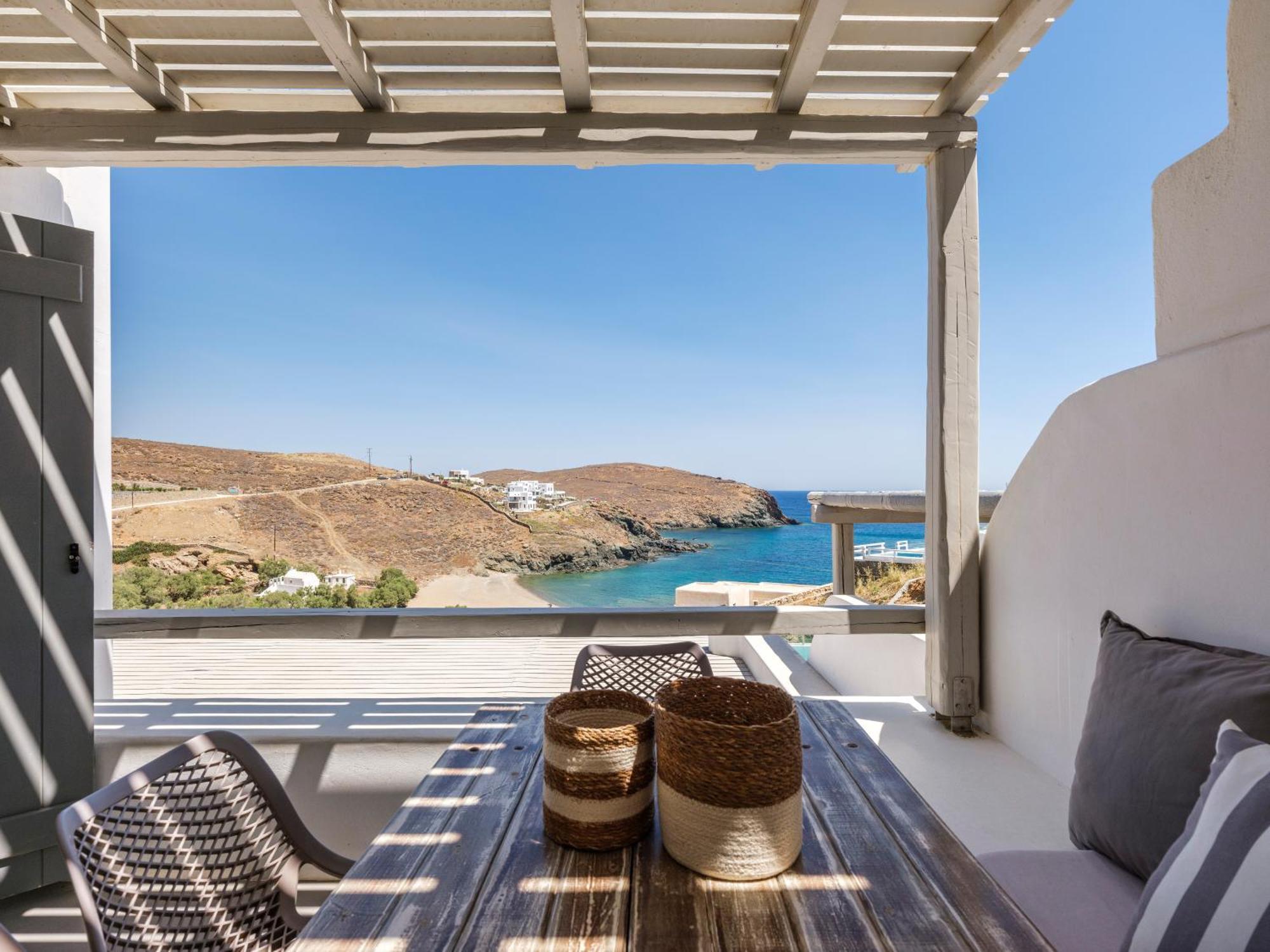Sea Rock & Sky Private Mykonos Residence Merchia Beach Zewnętrze zdjęcie