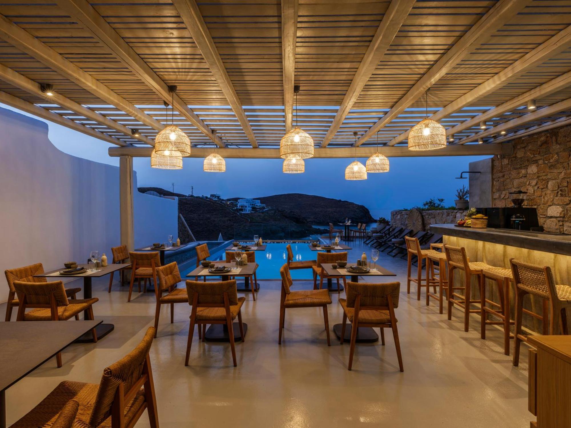 Sea Rock & Sky Private Mykonos Residence Merchia Beach Zewnętrze zdjęcie