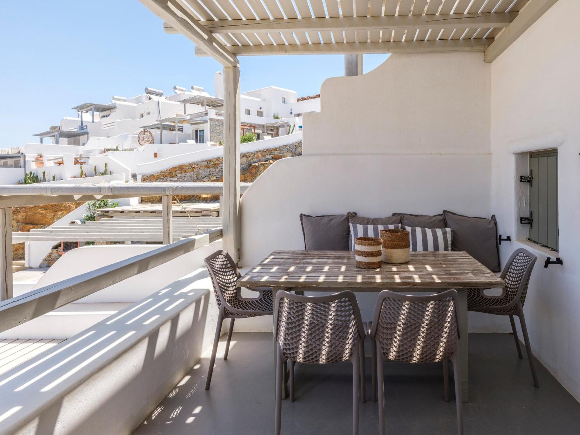 Sea Rock & Sky Private Mykonos Residence Merchia Beach Zewnętrze zdjęcie