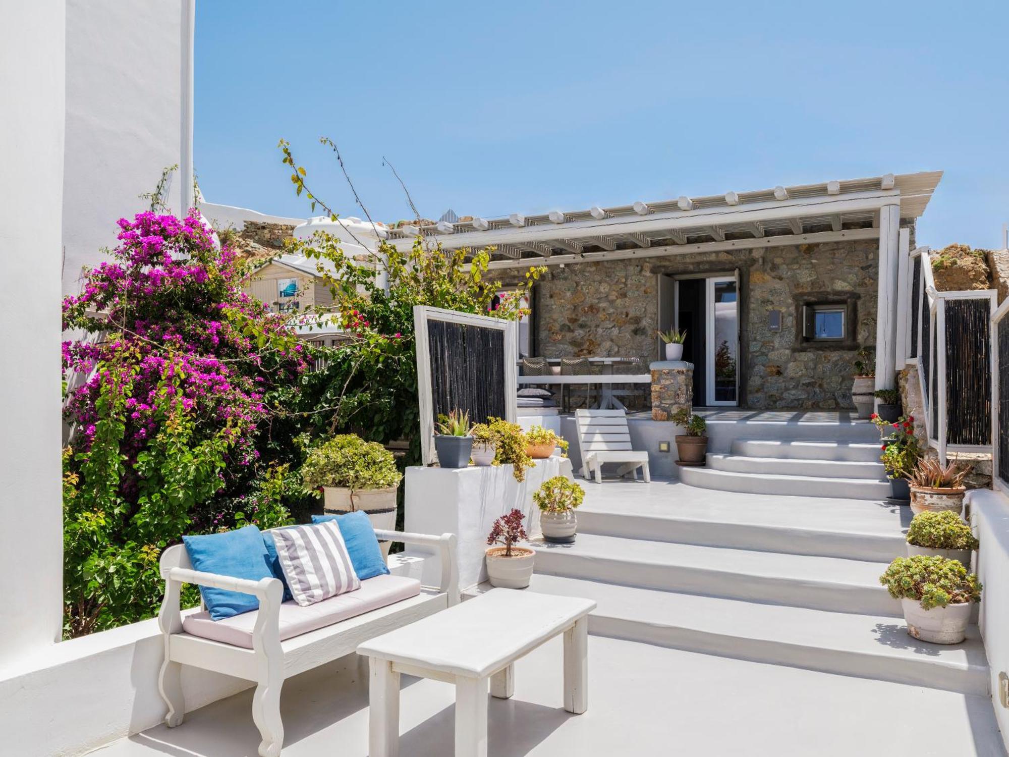 Sea Rock & Sky Private Mykonos Residence Merchia Beach Zewnętrze zdjęcie
