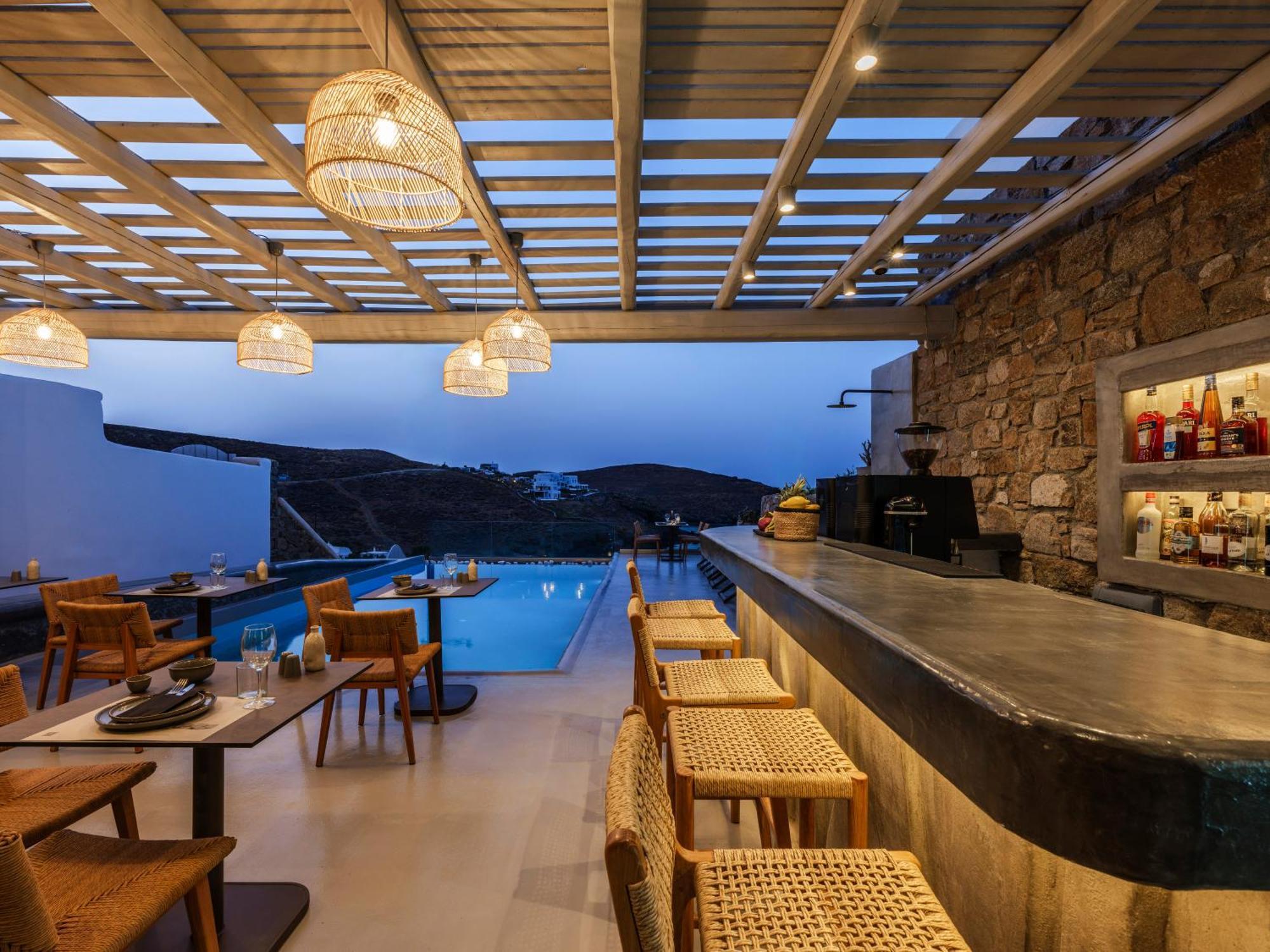 Sea Rock & Sky Private Mykonos Residence Merchia Beach Zewnętrze zdjęcie