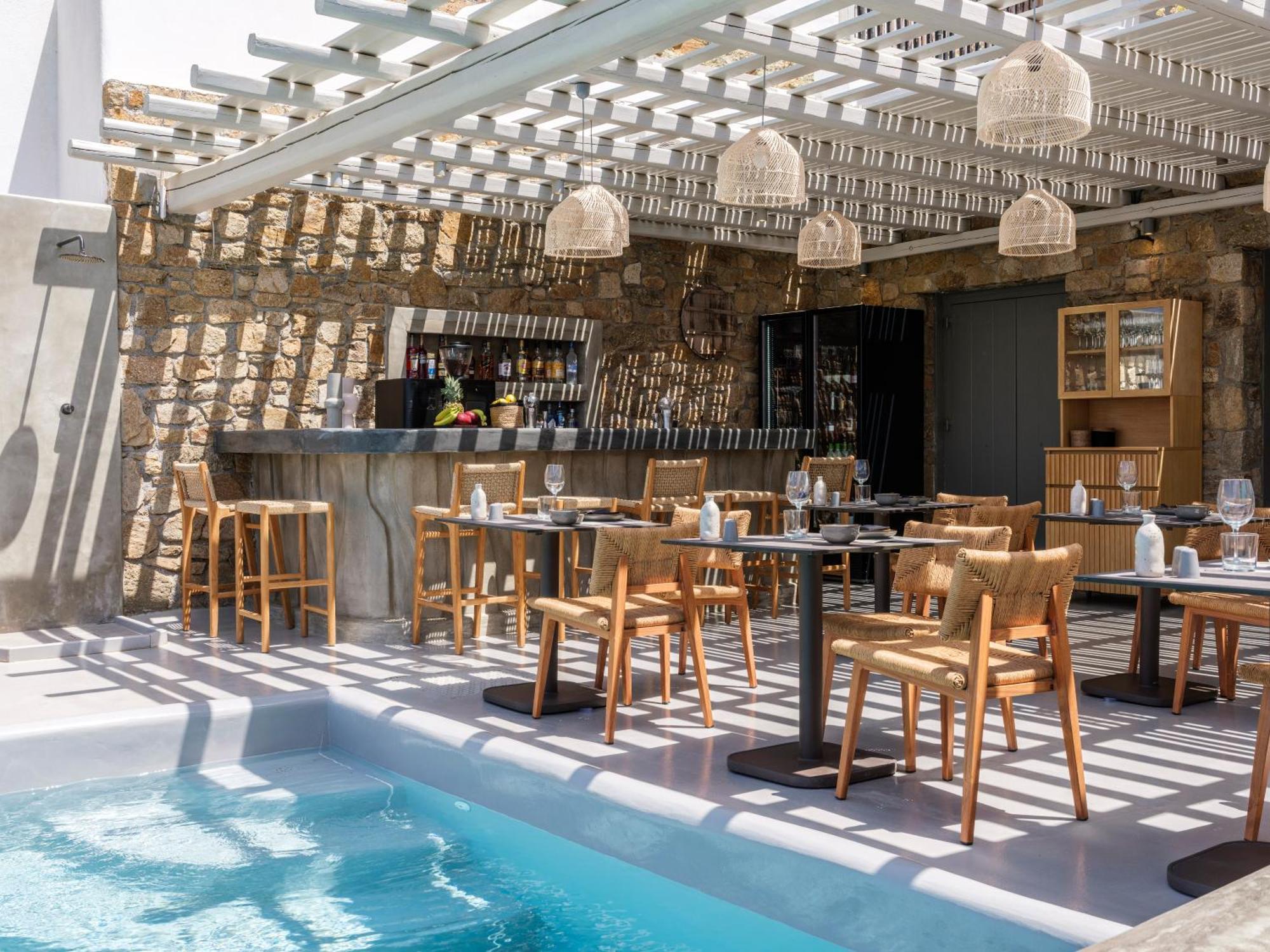 Sea Rock & Sky Private Mykonos Residence Merchia Beach Zewnętrze zdjęcie