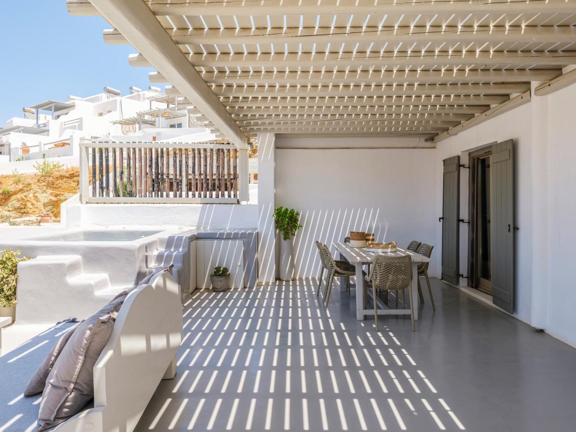 Sea Rock & Sky Private Mykonos Residence Merchia Beach Zewnętrze zdjęcie