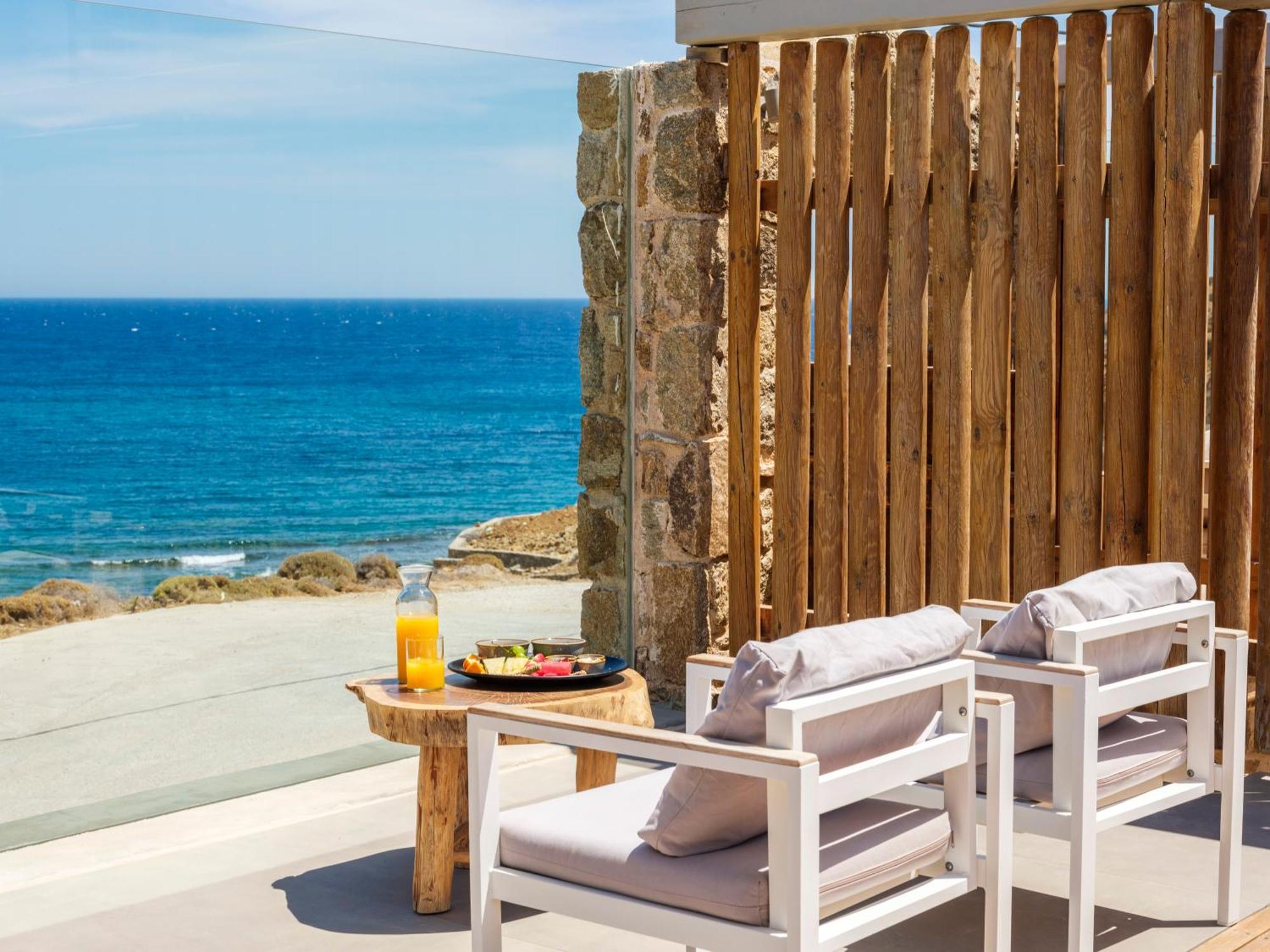 Sea Rock & Sky Private Mykonos Residence Merchia Beach Zewnętrze zdjęcie