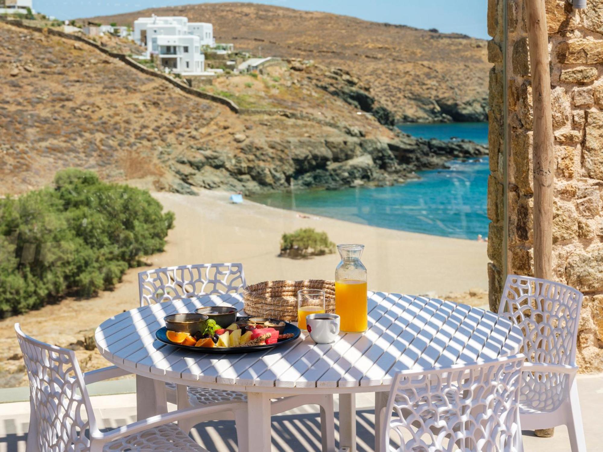 Sea Rock & Sky Private Mykonos Residence Merchia Beach Zewnętrze zdjęcie