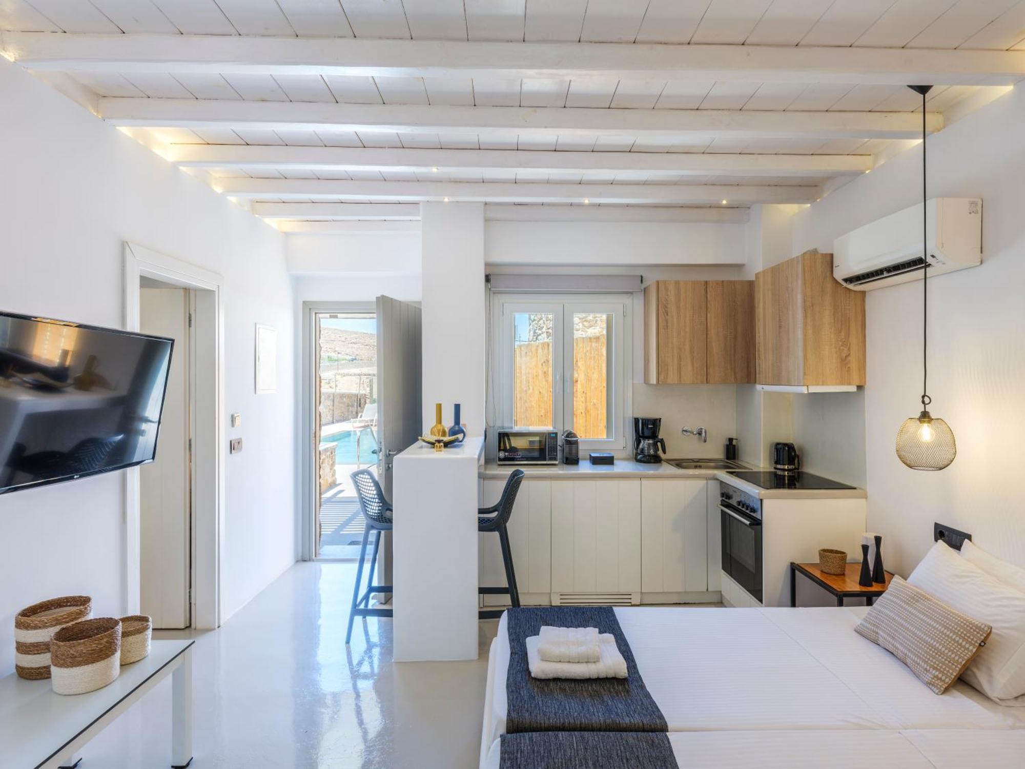 Sea Rock & Sky Private Mykonos Residence Merchia Beach Zewnętrze zdjęcie