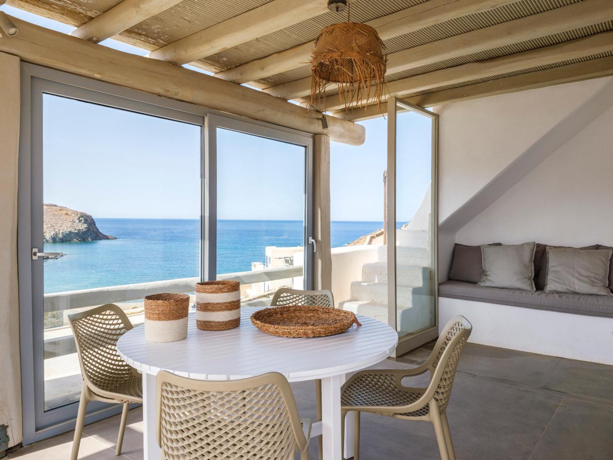 Sea Rock & Sky Private Mykonos Residence Merchia Beach Zewnętrze zdjęcie