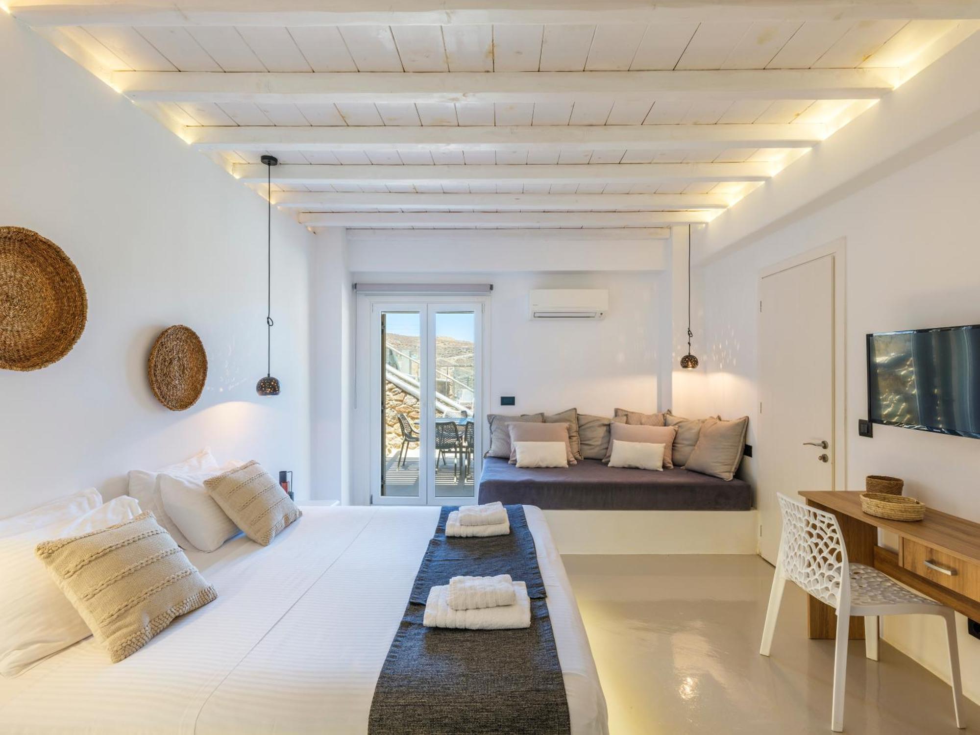 Sea Rock & Sky Private Mykonos Residence Merchia Beach Zewnętrze zdjęcie