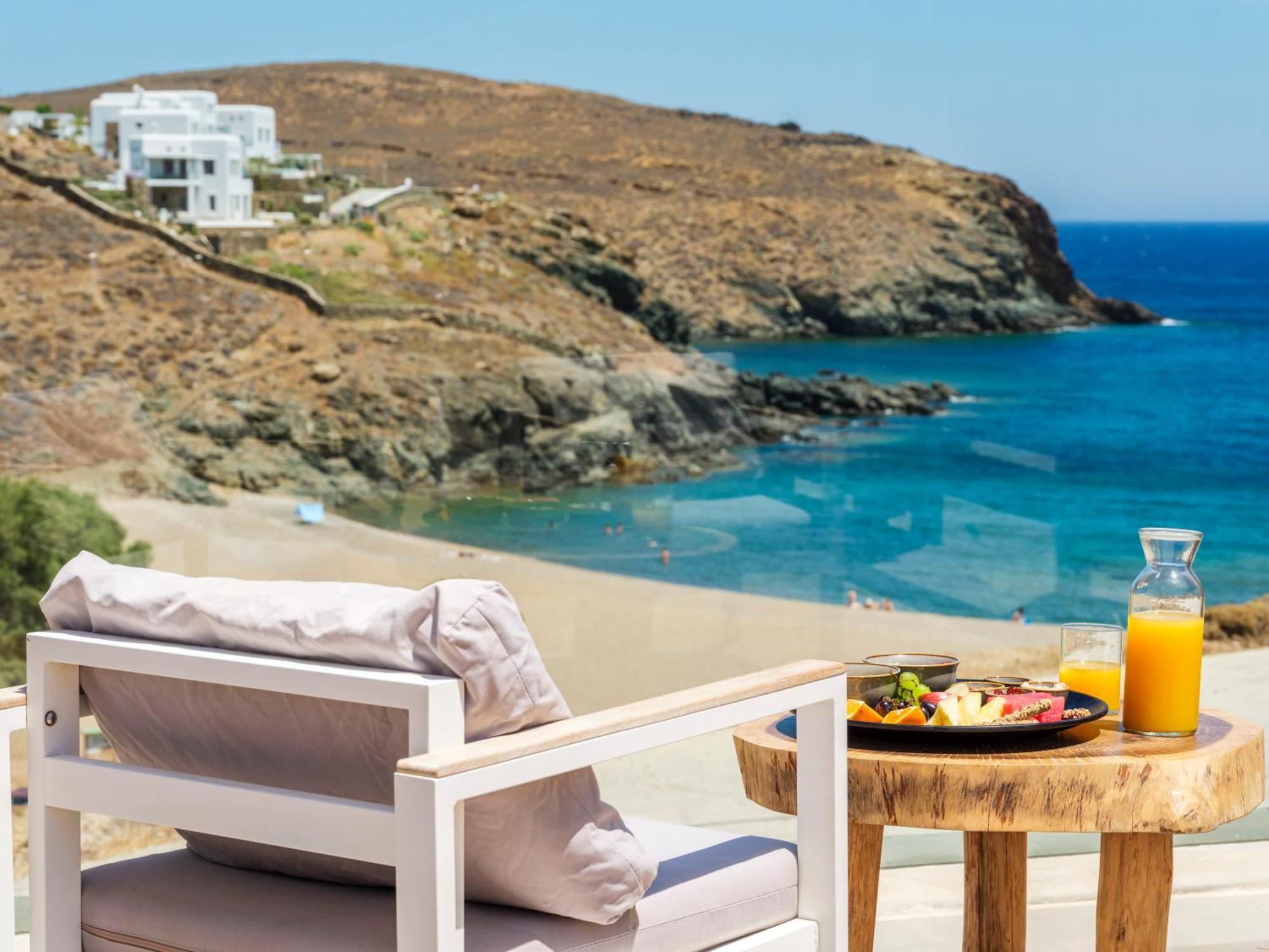 Sea Rock & Sky Private Mykonos Residence Merchia Beach Zewnętrze zdjęcie