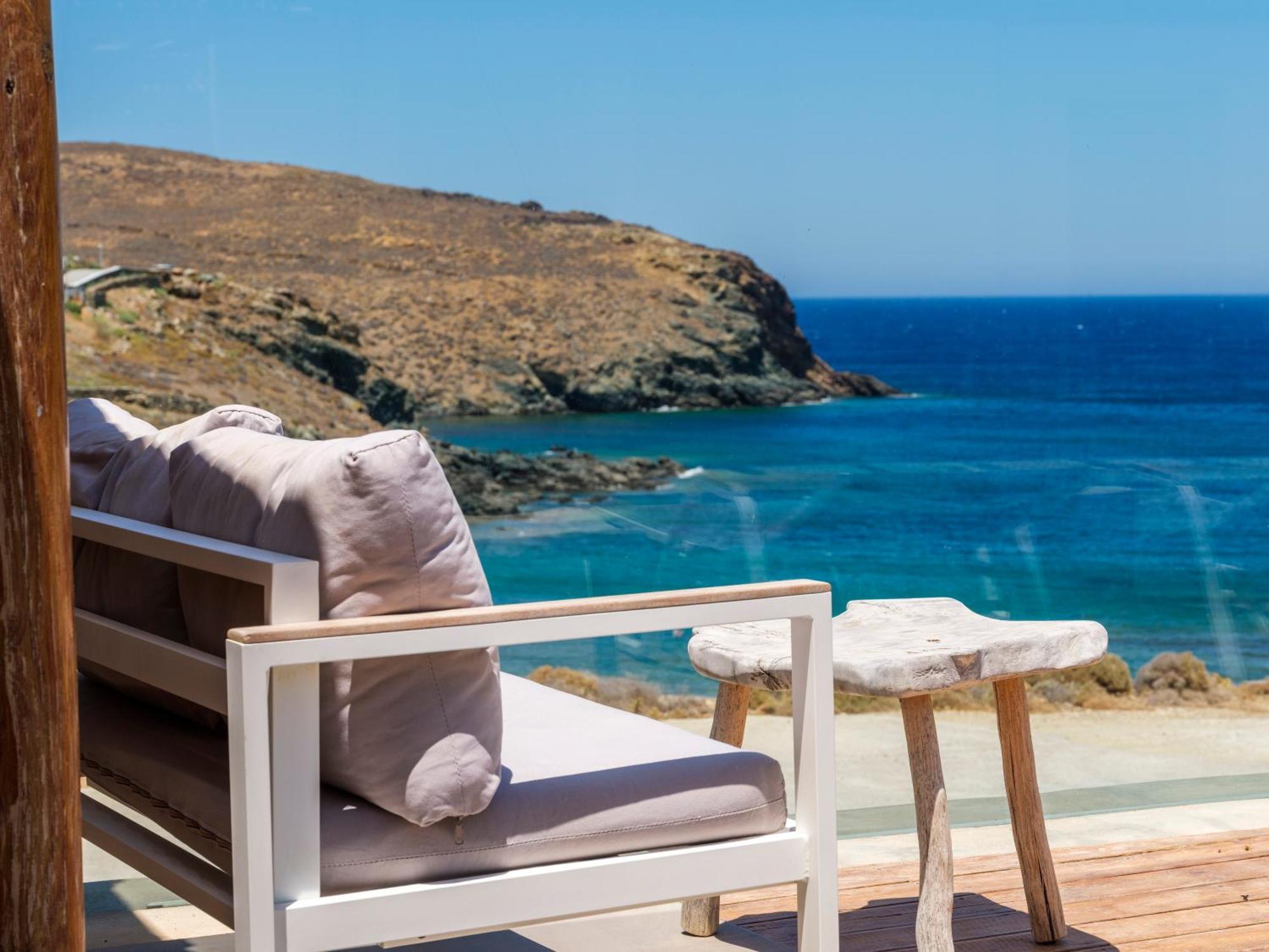 Sea Rock & Sky Private Mykonos Residence Merchia Beach Zewnętrze zdjęcie
